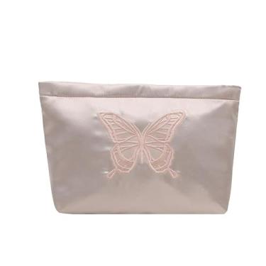 Imagem de Bolsa tiracolo feminina vintage bordada, bolsa de mão retrô de couro macio de grande capacidade para uso diário e em viagens, rosa, Bolsas de mão