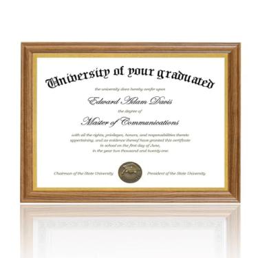 Imagem de Pacote com 3 molduras de certificado com tela de 21,6 cm x 28 cm (tamanho A4), vidro transparente, ideal para diplomas, documentos, prêmios e obras de arte, suporte de parede ou exibição de mesa