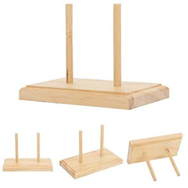 Imagem de Cryfokt Organizador de Rack de Bobina de Suporte de Carretel, Suporte de Linha Durável Com Eixo, Acessório de Costura Prático, Diâmetro de Eixo de 0,5 Cm, para Projetos de Artesanato DIY, Peso de 21g