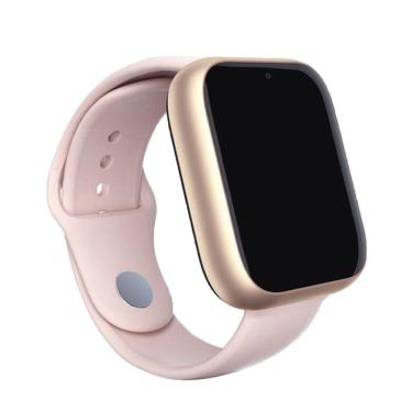 Imagem de Relogio Smartwatch Camera Celular Chip Cartao Musica Rosa