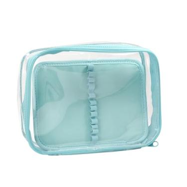 Imagem de DAC - Estojo Baú GG PVC Cristal com Divisória - Verde