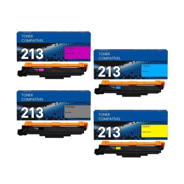 Imagem de Kit Brother 4 Toner Tn213 Tn-213 L3230 L3550 L3770 L3750c L3210 L3551 Original