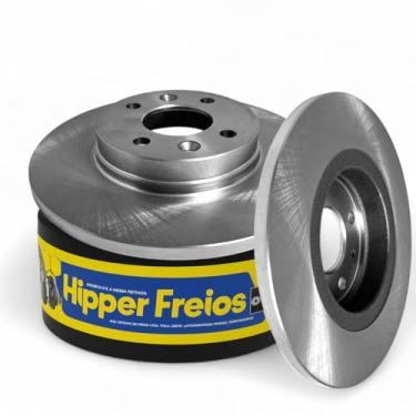 Imagem de Par de Discos de Freio Dianteiro HF570 Compatível com Clio Logan Sandero 1.0 16V e 1.6 8V Solido Original