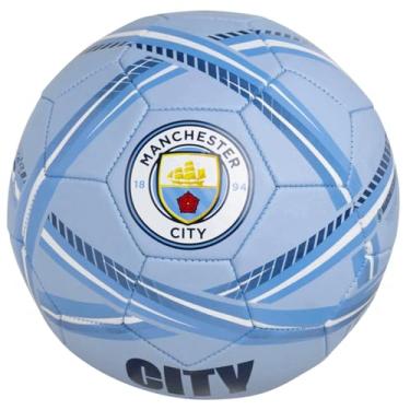 Imagem de Bola de Futebol de Campo, Manchester City Mundial, N.5, Azul, Sportcom