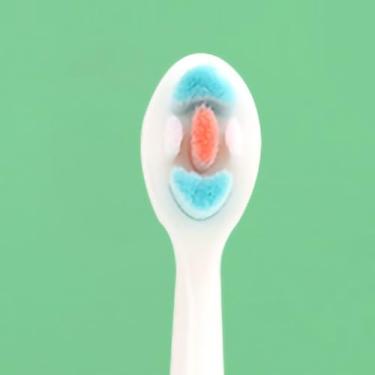 Imagem de Naroote Escova de Dentes Macia de Desenho Animado para Meninos e Meninas, Escova de Dentes de Limpeza Profunda para Crianças de 1 a 7 Anos, Pacote Com 3 Cuidados para Bebês (Rosa)