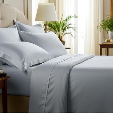 Imagem de Jogo de Cama Casa Di Valle King 3 peças 400 Fios 100% Algodão Egípcio,