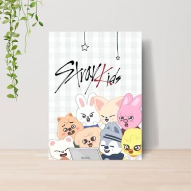 Imagem de Genérico, Quadro Decorativo Kpop Stray Kids A4 | Placa MDF 002