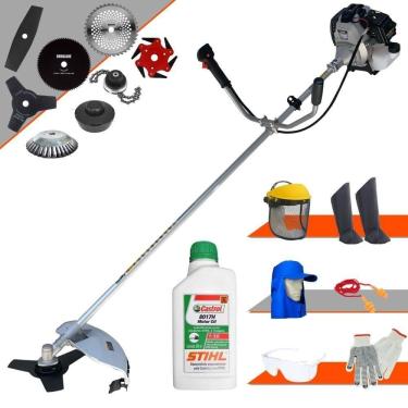 Imagem de Roçadeira 8 Em 1 Tbc43-h 43cc 1,7hp + Epi + Óleo Stihl 2t