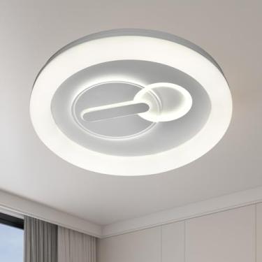 Imagem de Luminária de Teto LED 90W Super Brilhante - 3 Cores Ajustáveis (3000K/4000K/6000K), Espectro Completo sem Cintilação, Ideal para Sala, Quarto, Cozinha em Áreas de 15-28m² - Compatível com 127V/220V