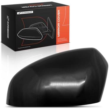 Imagem de A-Premium Tampa do espelho retrovisor do lado do motorista - compatível com Honda HR-V 2023 2024 2025 - preto liso, sem furo de seta