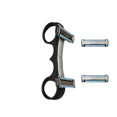 Imagem de Barbeador duplo para cabeça careca (preto)