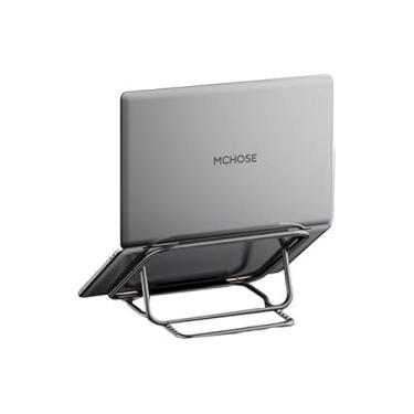 Imagem de Suporte Dobrável Em Liga De Alumínio Para Notebook De Mesa