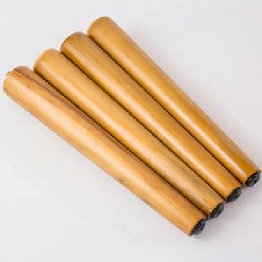 Imagem de Kit 4 Pé Palito 25cm Madeira Para Poltrona Puff Cama Box Mesa