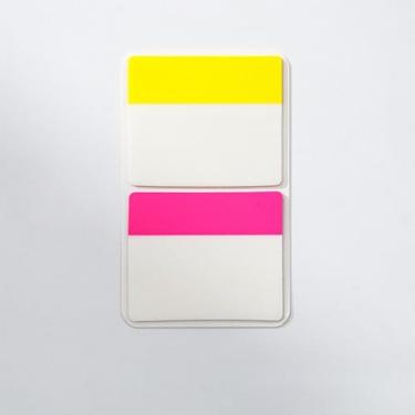 Imagem de Notas adesivas estéticas 50 folhas etiquetas de leitura índice adesivos criativos escolares rasgáveis (B)