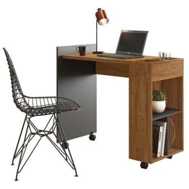 Imagem de Office Alessa Módulo 2 Amêndoa-chumbo - Lukaliam