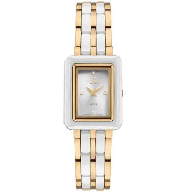 Imagem de Relógio Technos Feminino Ceramic Sapphire Dourado - 5y36aa/1k