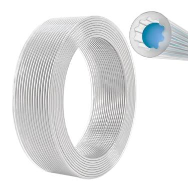 Imagem de Tubo PTFE atualizado de 5 metros até 260 °C OD 4 mm em forma de estrela fluxo interno ultra suave compatível com Bambulab A1 A1 mini H2D H2S P1P P1S X1 Todas as impressoras 3D FDM com filamento de