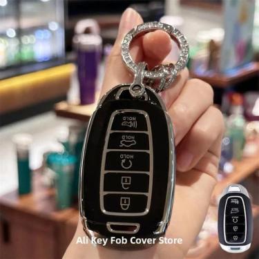 Imagem de Capa De Chave Inteligente Para Hyundai Elantra GT Sport Santa Fe Palis