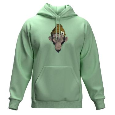 Imagem de Moletom Masculino Feminino Blusa de Frio Canguru Capuz-Masculino