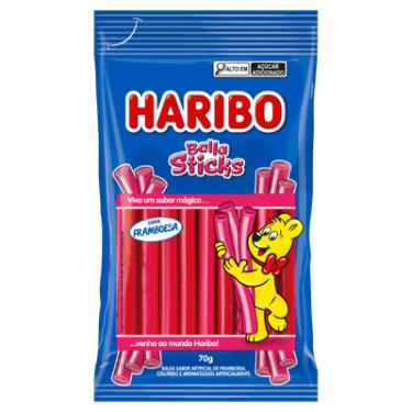 Imagem de BALA STICK FRAMBOESA HARIBO 70G