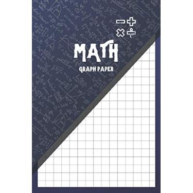 Imagem de Math Graph Paper: Graph Paper Composition Notebook, One Subject, Perfect size for school 6"x 9", 5x5 per inch, 110 Pages