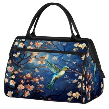Imagem de Bolsa feminina floral Paisley étnica retrô pequena para o fim de semana para mulheres e homens, bolsa esportiva leve para academia, Cor: 8, 15.2*8.3*11.6 inch, Moderno