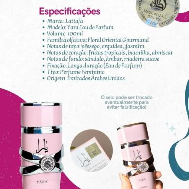 Imagem de Yara Lattafa Feminino - Fragrância Irresistível