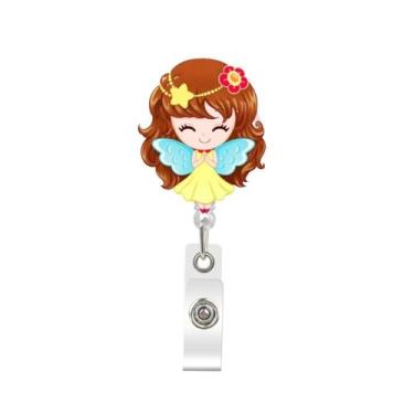 Imagem de Suporte de crachá de enfermeira, material de escritório, clipes de cartão de nome, carretel retrátil, clipe de crachá, cartão de trabalho (02)