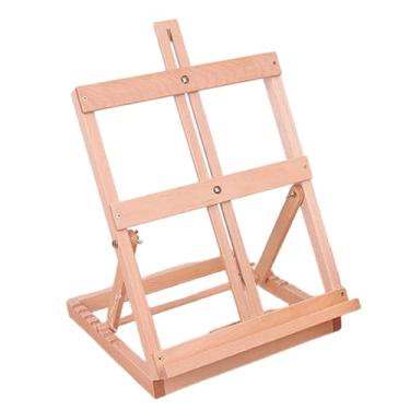 Imagem de Esquirla Cavalete de mesa para desenho, cavalete para pintura, quadro de esboços para pintores, estúdio de artista, Faia