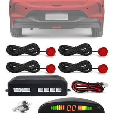 Imagem de Sensor De Estacionamento Vermelho Capsula 22Mm