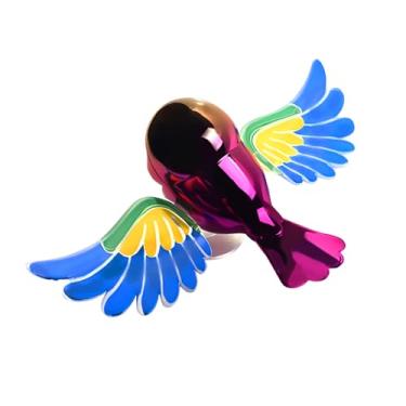 Imagem de Ornamento de pássaro voador 3D para carros, motocicletas e bicicletas elétricas – Carro acompanha design de simulação de pássaros voadores, asas divertidas com movimento movido a vento, fácil