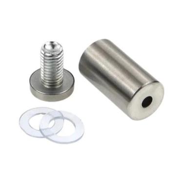 Imagem de Fixadores De Vidro De 12mm Em Aço Inoxidável Para Acrílico, Suportes D