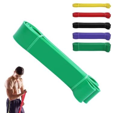 Imagem de Super Band Elástico Para Exercícios Faixa Elástica Resistencia Verde Extra Pesada Qualidade Premium (Extra pesada)