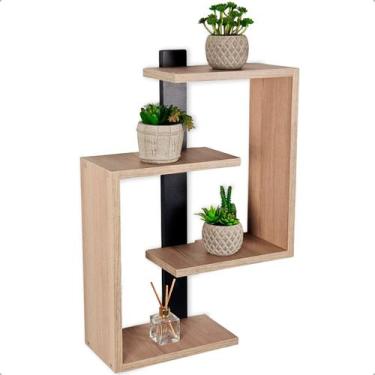 Imagem de Prateleira Nicho Suspenso Decorativo De Parede Madenza - Loja da Isa, 