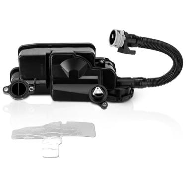 Imagem de Conjunto de separador de óleo do motor compatível com Ford F250 F350 F450 F550 2011 2012 2013 2014 2015 2016 Super Duty 6.7L Powerstroke Diesel PCV CCV válvula de ventilação substituição do cárter do