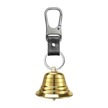 Imagem de oshhni Sino de Urso, Ornamento de Sino de Alerta, Enfeite de Cintura, Apito de Metal Sólido, Ideal para Escalada, Pesca, Ciclismo e Amantes de Atividades ao