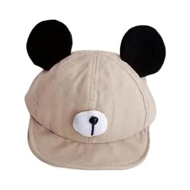 Imagem de Chapéu de Bebê Unissex com Orelhas de Urso - Macio e Confortável, 44-4