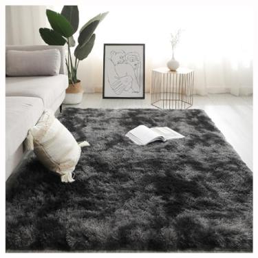 Imagem de SPXMQSS Tapetes extra grandes para sala de estar, tapetes peludos macios para quarto, tapete lavável, antiderrapante, resistente ao desgaste e respirável, para sala de estar, quarto, quarto de