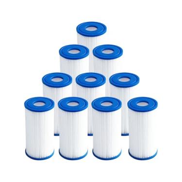 Imagem de DAYEAR Filtro de água de sedimento plissado de 20 mícrons 12,7 x 6,3 cm Cartucho de filtro de mergulho a frio de substituição compatível com resfriador de água Cold Plunge, refrigerador de banho de