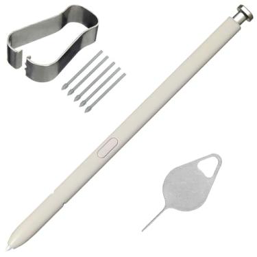 Imagem de Caneta Galaxy S25 Ultra S com ponta macia S25 Ultra Stylus de substituição para Samsung Galaxy S25 Ultra 5G Touch Pen S25 Ultra SM-S938 S com peça de reparo de agulha (titânio preto)