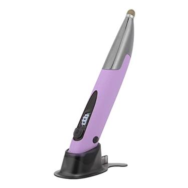 Imagem de SUNGOOYUE Caneta de Mouse Sem Fio 2.4G Com Suporte para Escrita à Mão, Material ABS, Tela Capacitiva, Design Ergonômico, Botões Duplos, Compatível Com, Opções Amarelo Roxo Prata Cinza (#12)