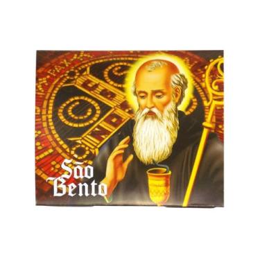 Imagem de 50 cartões com Medalha de São Bento - SJO Artigos Religiosos