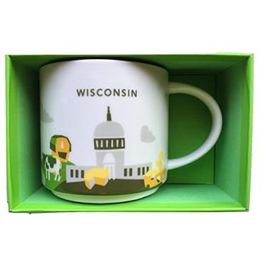 Imagem de Starbucks Coleção Caneca Wisconsin You Are Here