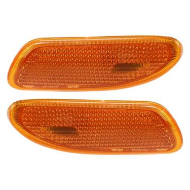 Imagem de uxcell Capa de luz de sinalização lateral para Mercedes-Benz C230 C240 C280 C320 C350 Nº A2038200721/A2038200821