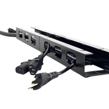 Imagem de Organizador de cabos e fios 50 CENTÍMETROS guia de cabos baixo mesa Setup gamer esconder cabos canaleta p/cabos(PRETO)