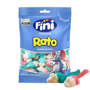 Imagem de Bala de gelatina Rato 80g Fini