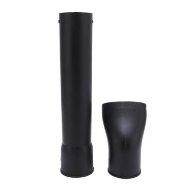 Imagem de Stylebest Bocal soprador de folhas, acessório de bocal de soprador portátil de extremidade plana ABS com tubo estendido para jardim de quintal, limpeza de detritos de espaços apertados