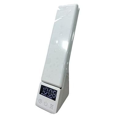 Imagem de Jectse Lâmpada de Mesa LED 3 Em 1 Com Porta de Carregamento USB, Lâmpada de Mesa Dobrável de Carregamento Sem Fio Com Proteção contra Sobretensão, para Escritório e Quarto (WHITE)