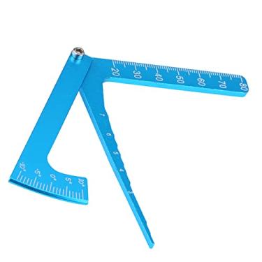 Imagem de Cryfokt Régua de Acessório RC Ajustável para Medição Precisa e Ajuste de Curvatura de Carro RC para Amadores Feita de Liga de Alumínio para Entusiastas de