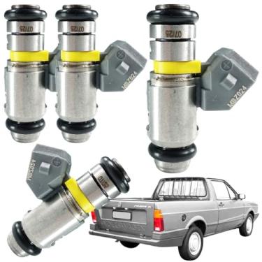 Imagem de Kit 4 Bico Injetor Saveiro 1.6 1.8 Álcool 1997 Em Diante - 50100702, IWP024